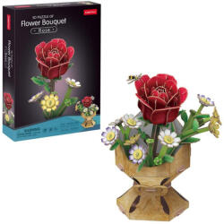 CubicFun 3D Puzzle Cubic Fun din 120 piese- Buchet de trandafiri (W3301h)