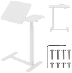Maclean mobile desk/laptop stand, white, height adjustment 76-109cm, max. 30kg , MC-120 W (MC-120 W)