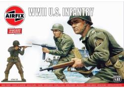 Airfix Kitul clasic Figurile VINTAGE A02703V - Infanteria SUA din Al Doilea Război Mondial (1: 32) (30-A02703V)