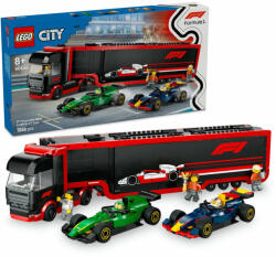 LEGO® F1-es teherautó F1 RB20 és AMR24 autókkal