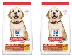Hill's Puppy Large Breed Chicken nagy testű kiskutyák számára 29 kg (2x14, 5 kg)