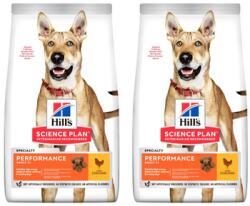 Hill's Canine Adult 1+ Performance csirke aktív kutyáknak 28 kg (2x14 kg)