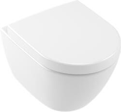 Villeroy & Boch & Boch Subwayfali WC mélyöblítésű CeramicPlus felülettel 48x35, 5x36 cm (VIL-5606R0R1)