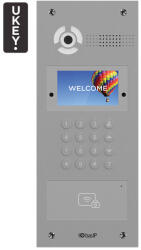 BAS-IP AA-07FB SILVER - Panou de interfon IP, LCD 4.3", UKEY, SIP 2.0 - BasIP (EC-28527)