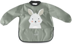 Nuvita vízálló ujjas előke - Sage Green 4372 (NU-PPPL0150)