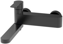 SAPHO PAX fali kádtöltő csaptelep, elfordítható kifolyócsővel, matt fekete (XA101B) (XA101B)