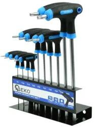 GEKO T-típusú torx csavarhúzó készlet T9-T50 10 db G30591 (G30591)