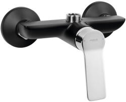 SAPHO AQUALINE SINTRA fali csaptelep, kifolyó nélkül, matt fekete/króm (SX013) (SX013)