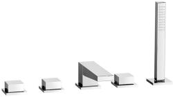 SAPHO DIMY 5 részes kádperemre szerelhető csaptelep, króm (DIMTECH5) (DIMTECH5)