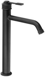 SAPHO VERSI álló magasított mosdócsaptelep, matt fekete (RV007/15) (RV007/15)