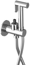 SAPHO ULTRAMIX falbasüllyesztett csaptelep test bidézuhannyal, Stop zuhanyfejjel, króm (UT013-1) (UT013-1)