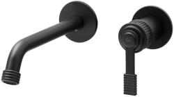 SAPHO VERSI falsík alatti mosdócsaptelep, matt fekete (RV018/15) (RV018/15)