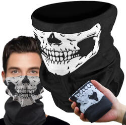  Unisex csősál koponya mintával (v14602)