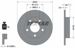 TEXTAR 92106203 PRO Disc frana
