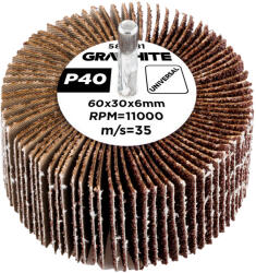 GRAPHITE Laminált lemez 60 x 30 x 6 mm, P40 58T381 (58T381)