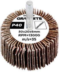 GRAPHITE Laminált lemez 50 x 20 x 6 mm, P40 58T399 (58T399)