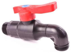  Műanyag Kerti kifolyó csap fém belsővel KK 3/4"x3/4" PN16, 45db/kart (477222)