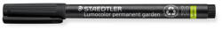 STAEDTLER Alkoholos marker, 1 mm, kúpos, STAEDTLER "Lumocolor® garden 319 GM", fekete (TS319GMM9) - tintasziget