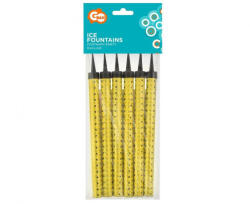 GoDan Set 6 artificii pentru tort inaltime 18 cm GD650 Artificii petrecere (GD650)