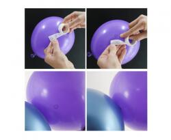 GoDan Rola cu 100 buline adezive transparente pentru baloane GD178 Articole pentru decor (GD178)