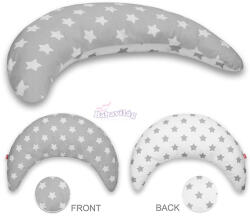  Félhold párna szürke csillag