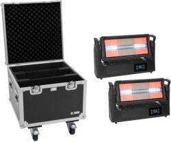  EUROLITE Set 2x LED IP Mega PIX Strobe 714 SWING + Flightcase with wheels (20001064)