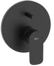 Roca Cala Beépített két irányú keverőcsap automata váltóval, matt fekete A5A0B6ENB0 (A5A0B6ENB0)