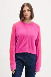 adidas Originals kardigán Fluffy Cardigan - rózsaszín S