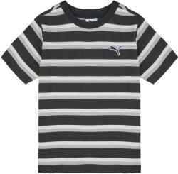 PUMA Tricouri mânecă scurtă Băieți ESS Striped Puma Negru 140 cm