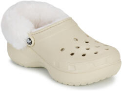 Crocs Saboti Femei CLASSIC PLATFORM FUZZ LINED CG Crocs Alb 41 / 42