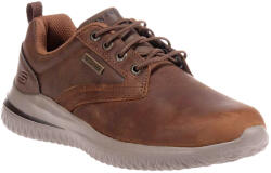 Skechers Delson 3.0 - Glavine férfi vízhatlan barna bőr félcipő 210661-CDB