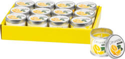 Strend Pro Citronella gyertya fémdobozban, 50 g, 55x55 mm (2172457)