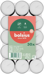Bolsius teamécses, fehér, 30 db (2173622)