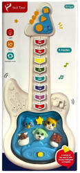  Gitár, el. , zene+fény, + állat hangok, 2 szín, 17x37 cm dob