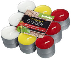 Bolsius Tealight Citronella gyertya vegyes színek, 18 db (2171980)