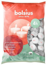 Strend Pro Bolsius teamécses, fehér, 75 db (2173621)