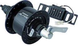 SHIMANO Agy Első Dinamós Alfine 36l Qr Fekete Tárcsafék Center Lock 3.0w Smdh10