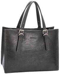 David Jones sötétszürke erezett műbőr női kézi / válltáska cm7666