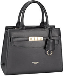 David Jones fekete műbőr női kézi / válltáska cm7348-1