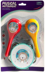  Csörgõdob klt. + 2 db rumbatök, 19x30 cm lapon