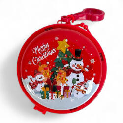  Fém pénztárca karácsonyi mintával