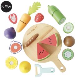 Le Toy Van Vágó gyümölcsök és zöldségek deszkával