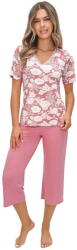 Donna Pijama dama DONNA TINA 3/4 roz pudră: XL (33202 XL)