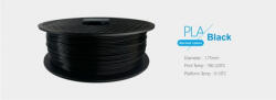  3D FILAMENT 1, 75mm PLA Fekete /1kg-os tekercs/ - vegyesbolt