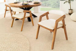 Massive Stílusos étkezőszék Massive akác honey bézs