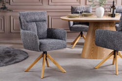 Maddison Design forgószék Maddison V szürke tölgy lábak