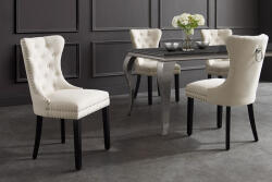 Queen Design szék Queen II. bézs len