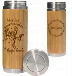 Decortrend Thermo Bögre Ajándék Neki Lányok Gravírozás Nőnap (LAS-256_BLK-380BB)