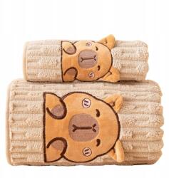  Kapibara 2 db-os fürdőlepedő szett gyerekeknek 70x140 35x75 cm szájra (Zestaw 2x ręcznik kąpielowy dla dzieci) - allegro - 4 085 Ft