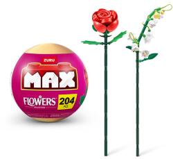 ZURU MAX építőjáték - Szálas virágok 1. széria - rózsa